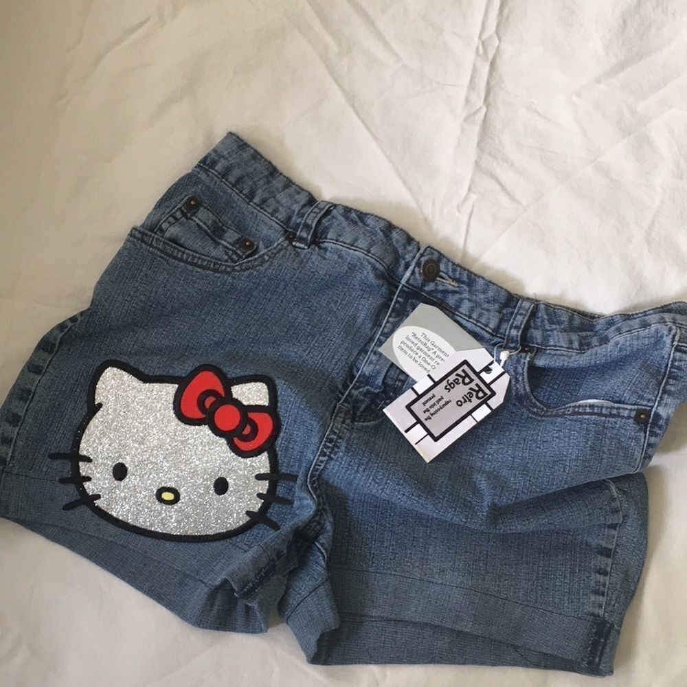 RetroRags Vintage Rediscovered Stretch Denim Shorts
